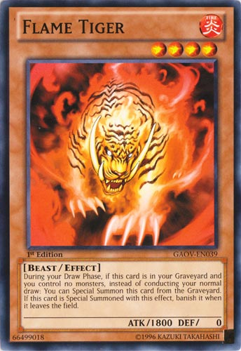 Flame Tiger [GAOV-EN039] Common | Gear Gaming Bentonville