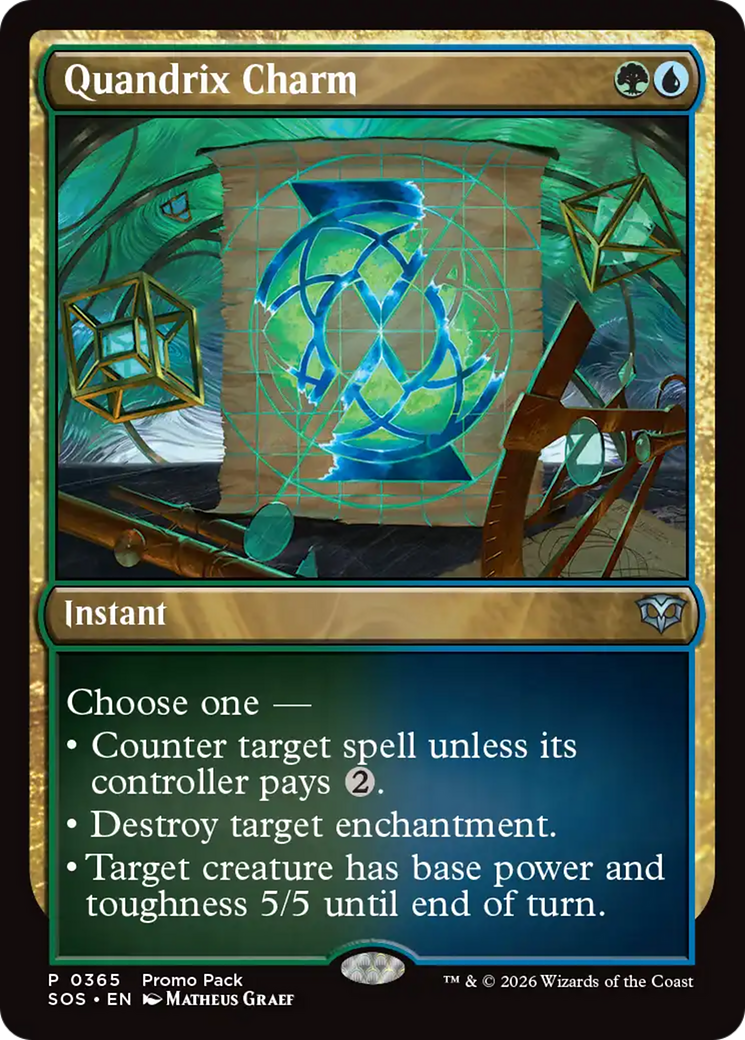 Quandrix Charm [Secrets of Strixhaven Promos] | Gear Gaming Bentonville