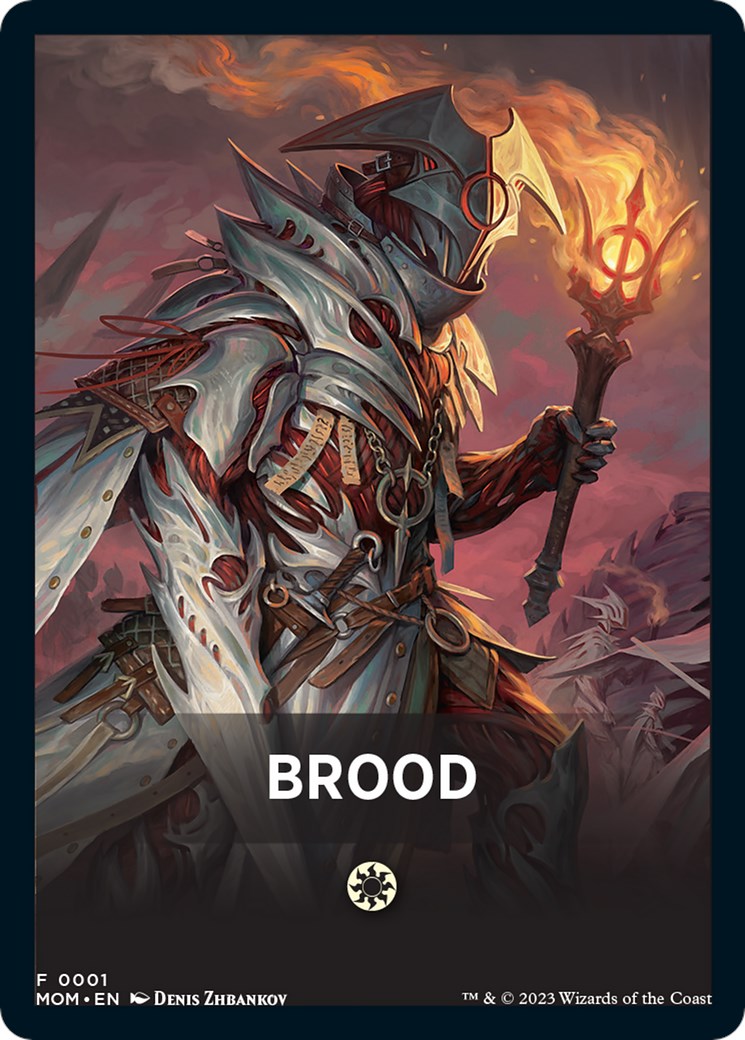 Brood Theme Card [March of the Machine Tokens] | Gear Gaming Bentonville