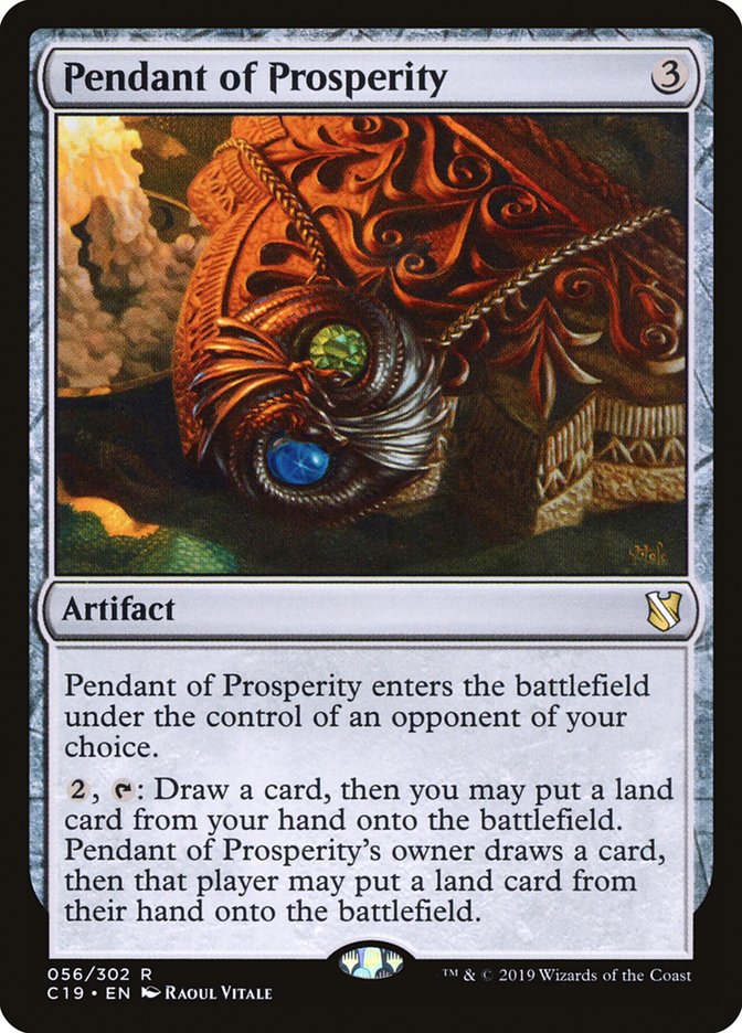 Pendant of Prosperity [Commander 2019] | Gear Gaming Bentonville