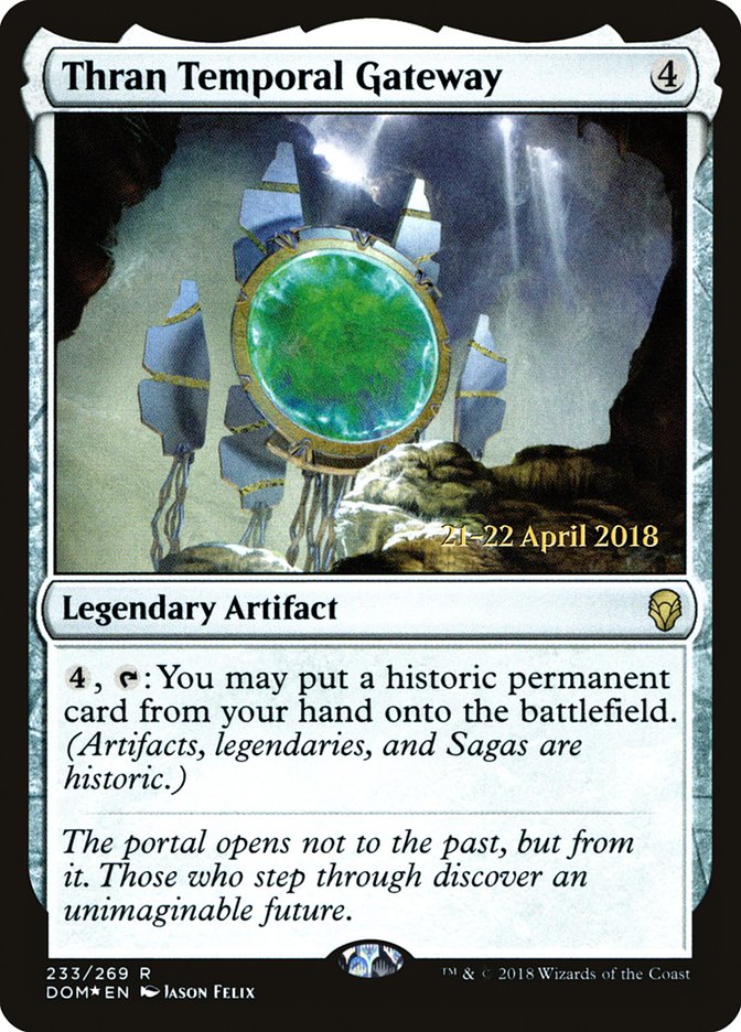 Thran Temporal Gateway [Dominaria Prerelease Promos] | Gear Gaming Bentonville