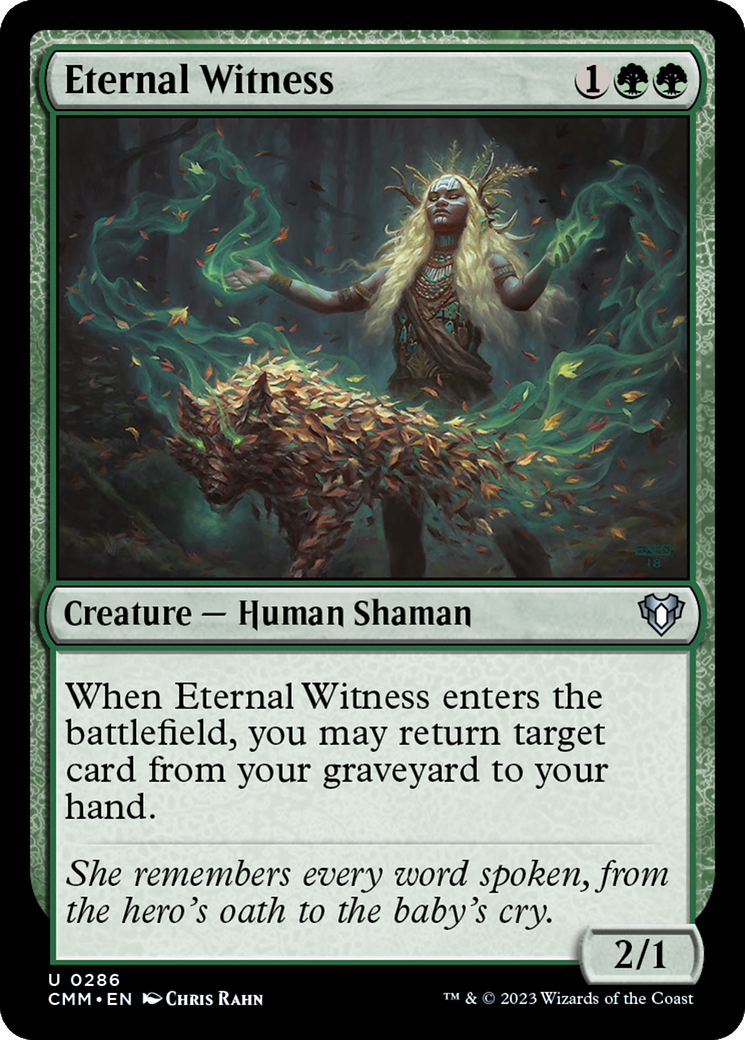 Eternal Witness [Commander Masters] | Gear Gaming Bentonville