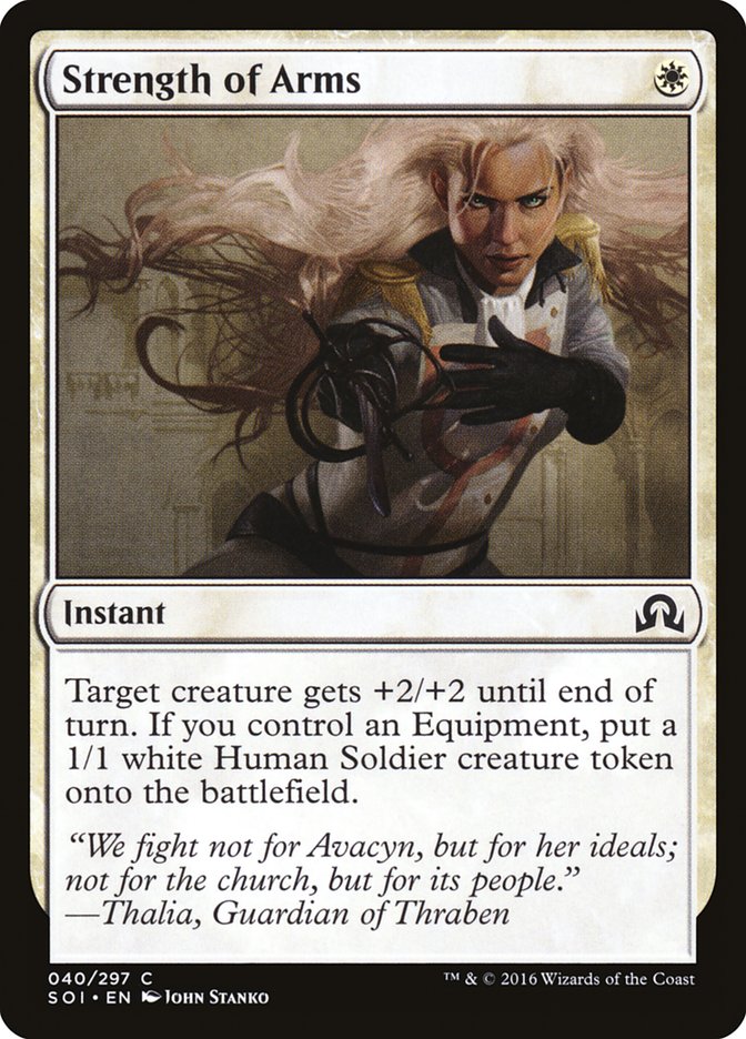 Strength of Arms [Shadows over Innistrad] | Gear Gaming Bentonville