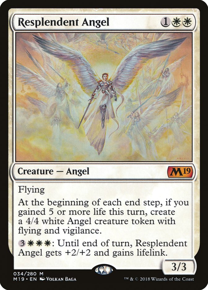 Resplendent Angel [Core Set 2019] | Gear Gaming Bentonville