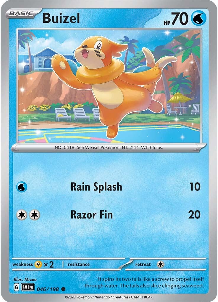 Buizel (046/198) [Scarlet & Violet: Base Set] | Gear Gaming Bentonville