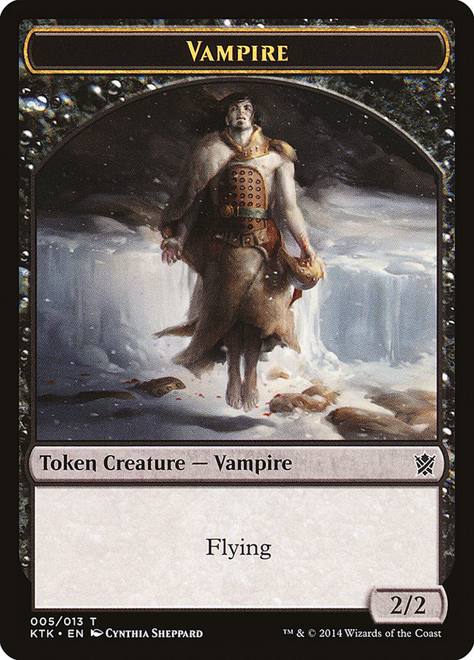 Vampire Token [Khans of Tarkir Tokens] | Gear Gaming Bentonville