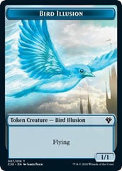 Bird Illusion // Beast (011) Double-Sided Token [Commander 2020 Tokens] | Gear Gaming Bentonville