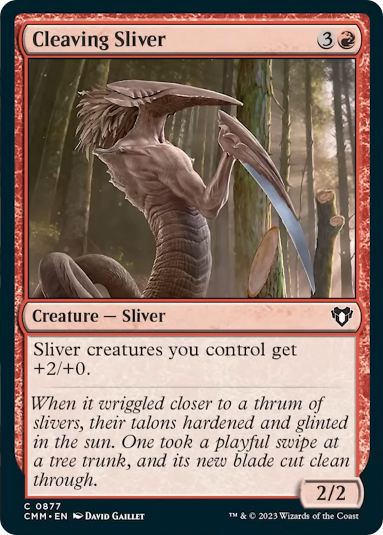 Cleaving Sliver [Commander Masters] | Gear Gaming Bentonville