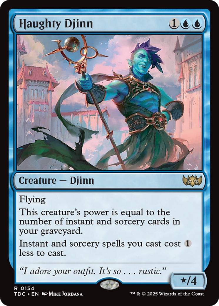 Haughty Djinn [Tarkir: Dragonstorm Commander] | Gear Gaming Bentonville