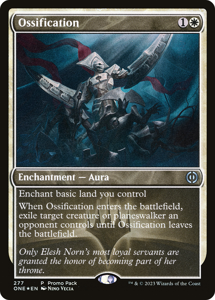 Ossification (Promo Pack) [Phyrexia: All Will Be One Promos] | Gear Gaming Bentonville
