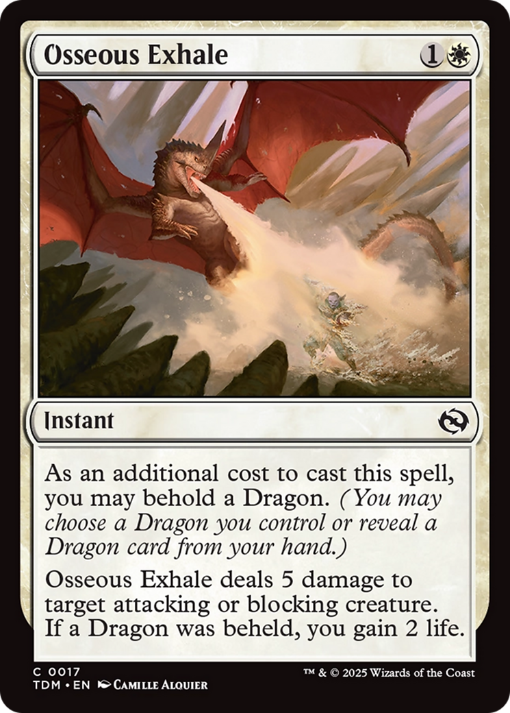 Osseous Exhale [Tarkir: Dragonstorm] | Gear Gaming Bentonville