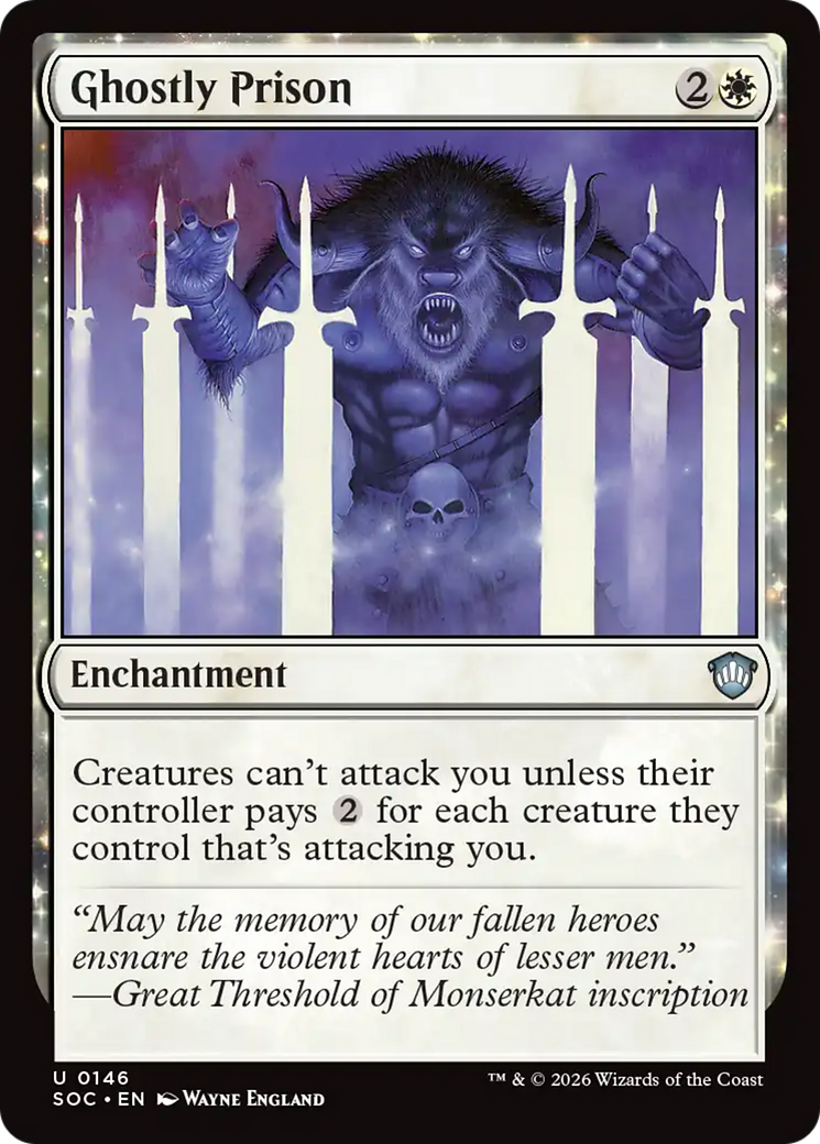 Ghostly Prison [Secrets of Strixhaven Commander] | Gear Gaming Bentonville