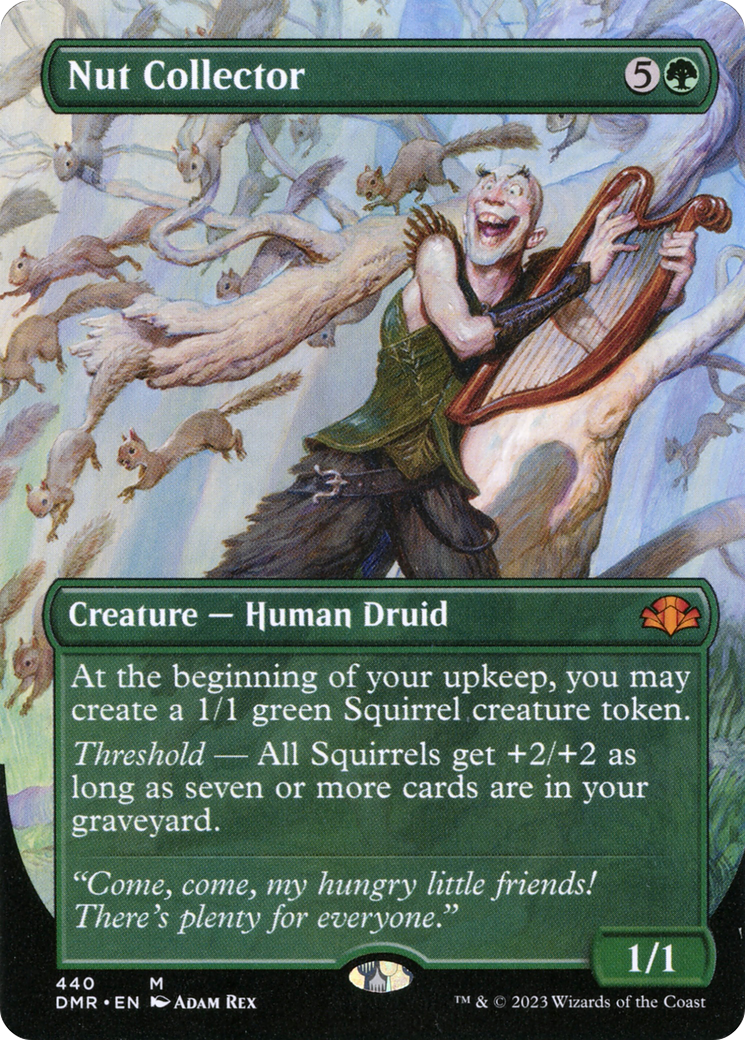 Nut Collector (Borderless Alternate Art) [Dominaria Remastered] | Gear Gaming Bentonville