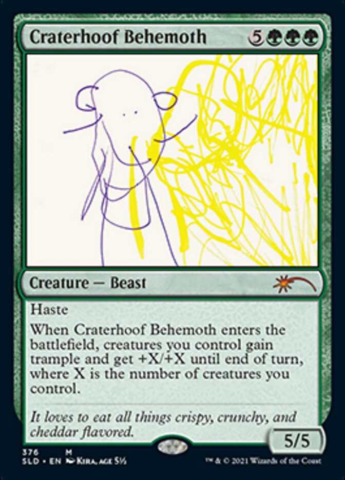 Craterhoof Behemoth (376) [Secret Lair Drop Series] | Gear Gaming Bentonville