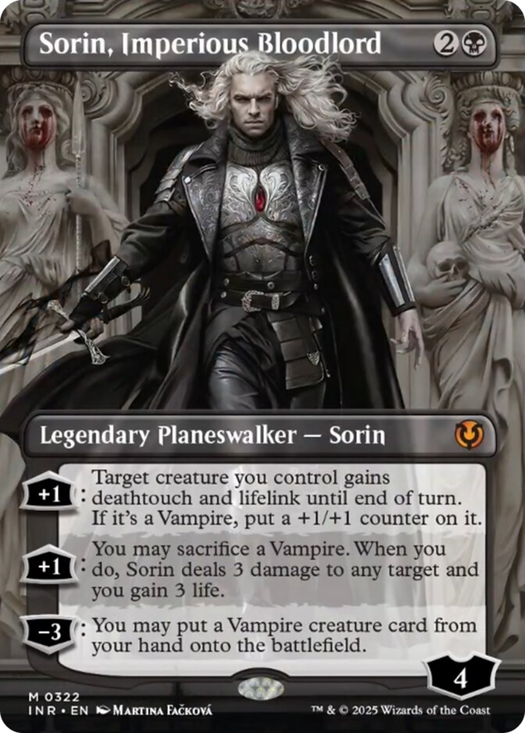 Sorin, Imperious Bloodlord (Borderless) [Innistrad Remastered] | Gear Gaming Bentonville