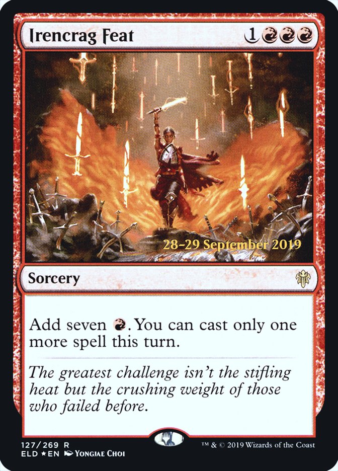 Irencrag Feat [Throne of Eldraine Prerelease Promos] | Gear Gaming Bentonville