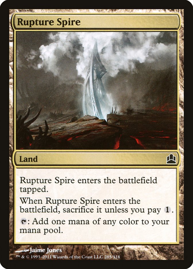 Rupture Spire [Commander 2011] | Gear Gaming Bentonville