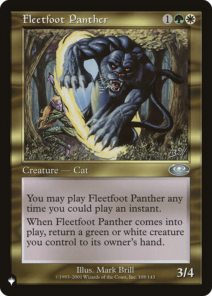 Fleetfoot Panther [The List] | Gear Gaming Bentonville