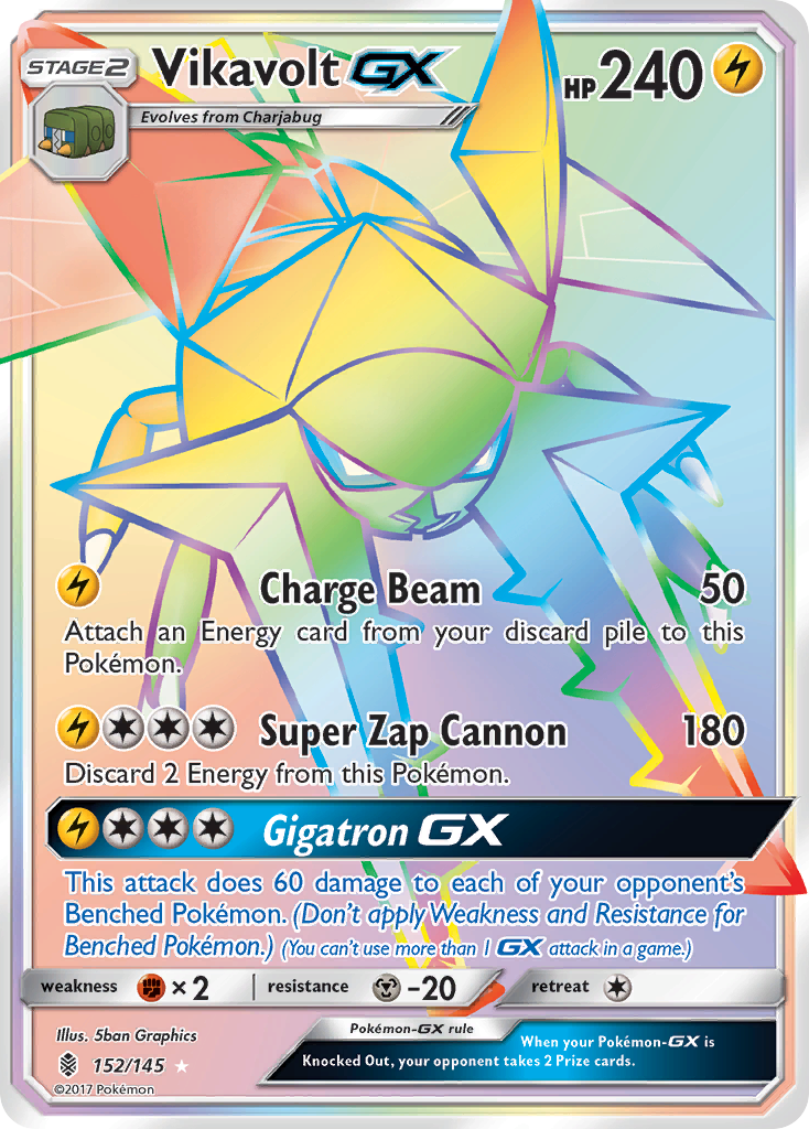 Vikavolt GX (152/145) [Sun & Moon: Guardians Rising] | Gear Gaming Bentonville