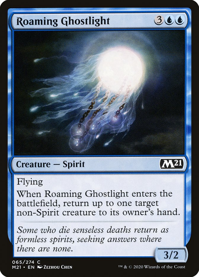 Roaming Ghostlight [Core Set 2021] | Gear Gaming Bentonville