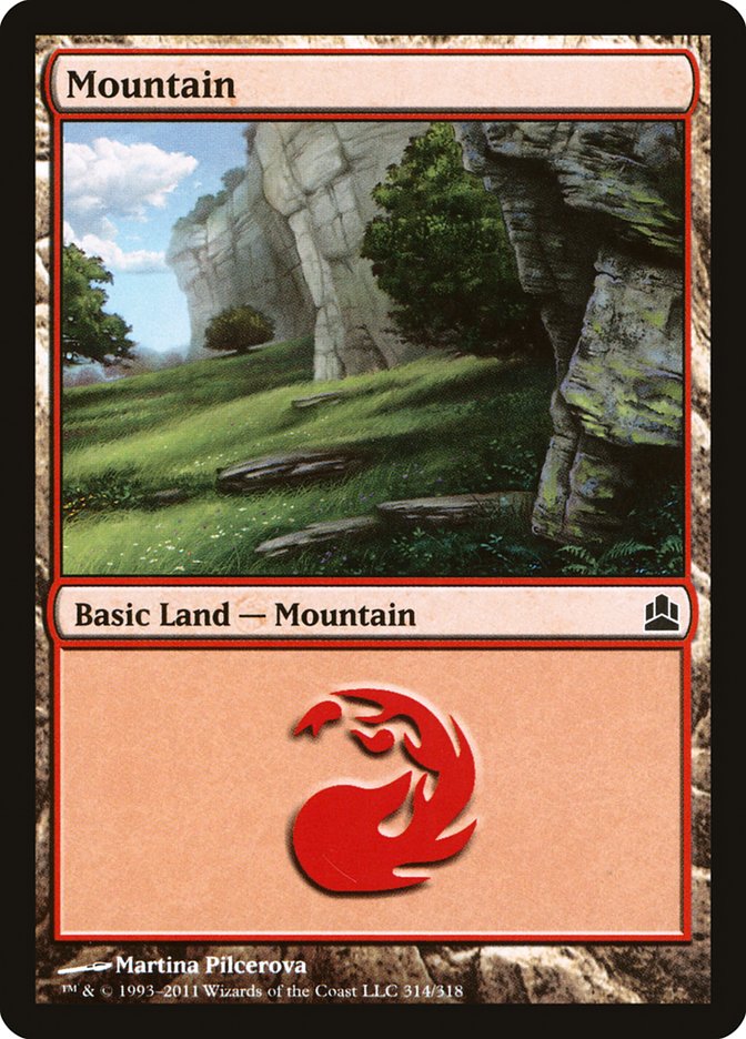 Mountain (314) [Commander 2011] | Gear Gaming Bentonville