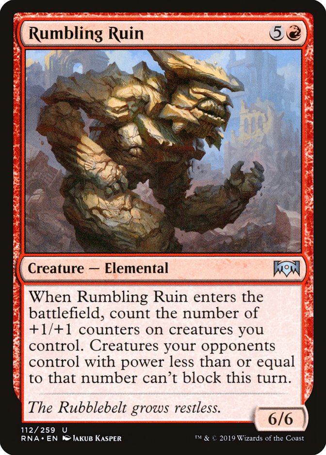 Rumbling Ruin [Ravnica Allegiance] | Gear Gaming Bentonville
