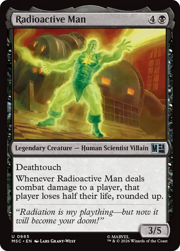 Radioactive Man [Marvel Super Heroes Commander] | Gear Gaming Bentonville