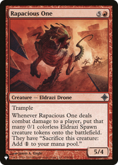 Rapacious One [The List Reprints] | Gear Gaming Bentonville