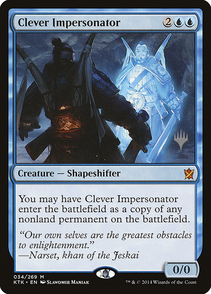 Clever Impersonator (Promo Pack) [Khans of Tarkir Promos] | Gear Gaming Bentonville