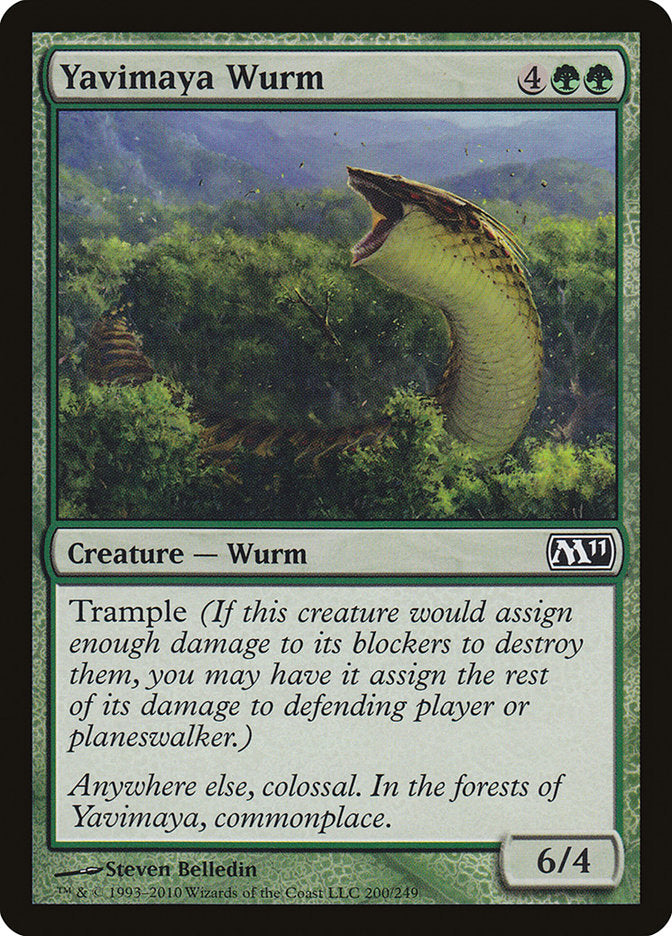Yavimaya Wurm [Magic 2011] | Gear Gaming Bentonville