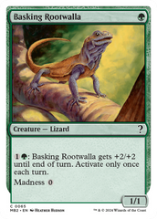 Basking Rootwalla (White Border) [Mystery Booster 2] | Gear Gaming Bentonville