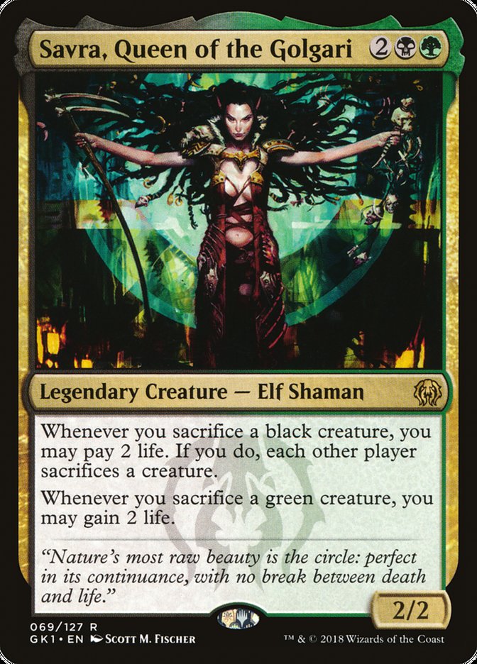 Savra, Queen of the Golgari [Guilds of Ravnica Guild Kit] | Gear Gaming Bentonville