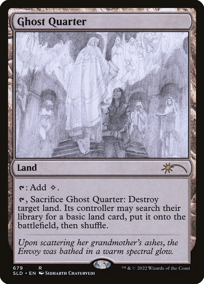 Ghost Quarter (Sketch) [Secret Lair Drop Promos] | Gear Gaming Bentonville