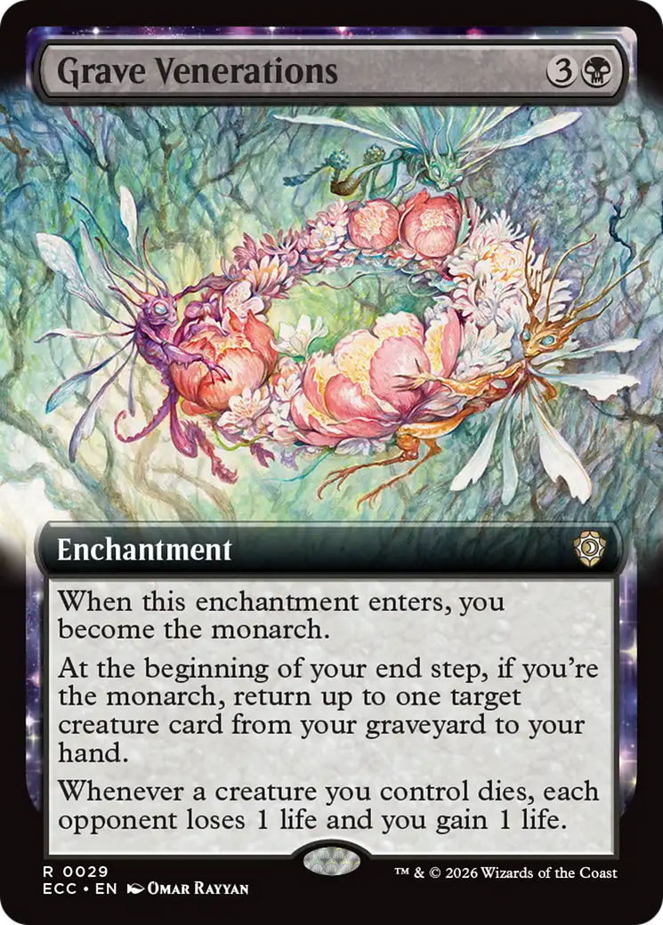Grave Venerations (Extended Art) [Lorwyn Eclipsed Commander] | Gear Gaming Bentonville