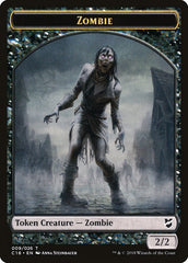 Manifest // Zombie Double-Sided Token [Commander 2018 Tokens] | Gear Gaming Bentonville