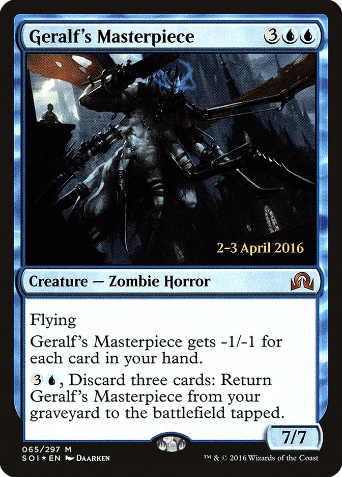Geralf's Masterpiece [Shadows over Innistrad Prerelease Promos] | Gear Gaming Bentonville