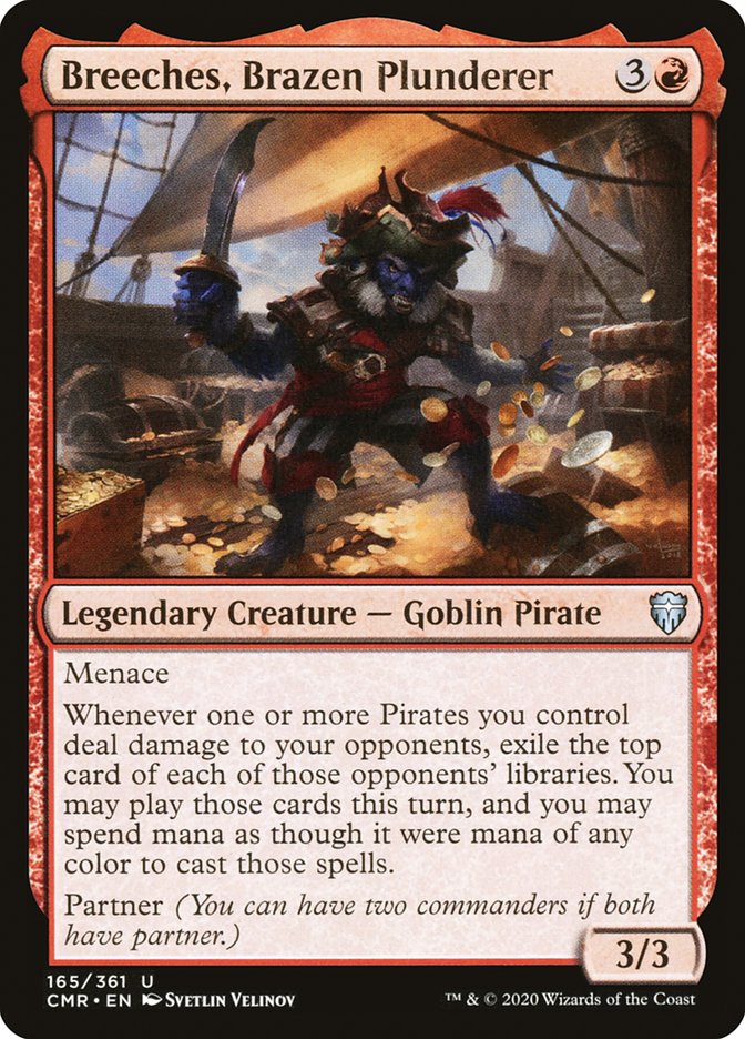 Breeches, Brazen Plunderer [Commander Legends] | Gear Gaming Bentonville