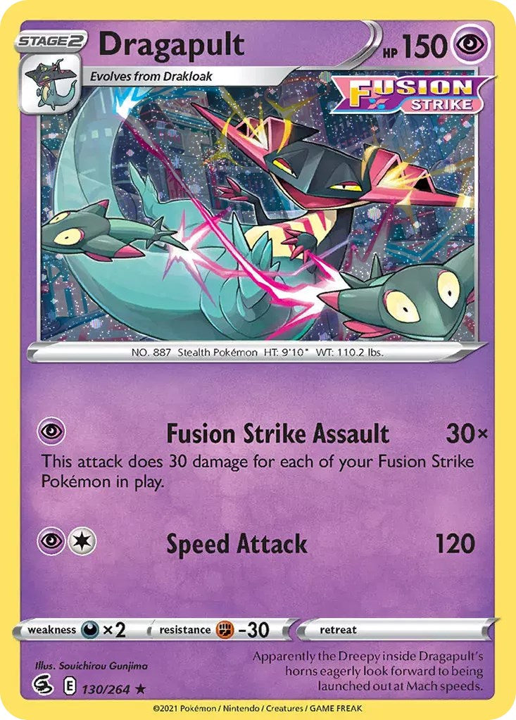 Dragapult (130/264) (Cosmos Holo) [Sword & Shield: Fusion Strike] | Gear Gaming Bentonville