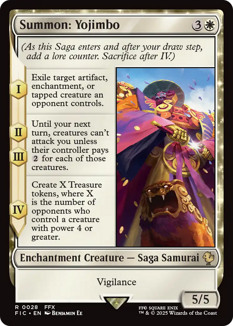 Summon: Yojimbo [FINAL FANTASY Commander] | Gear Gaming Bentonville
