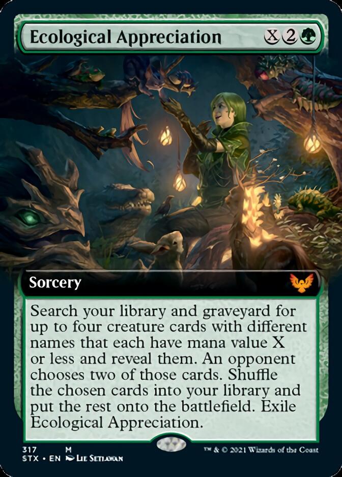 Ecological Appreciation (Extended Art) [Strixhaven: School of Mages] | Gear Gaming Bentonville