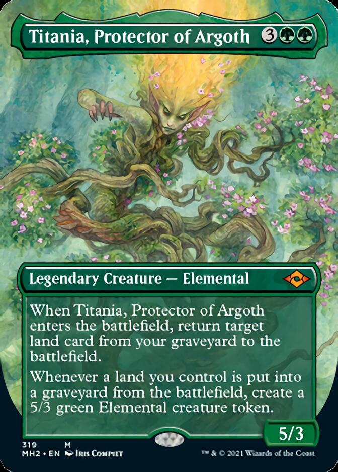 Titania, Protector of Argoth (Borderless Alternate Art) [Modern Horizons 2] | Gear Gaming Bentonville