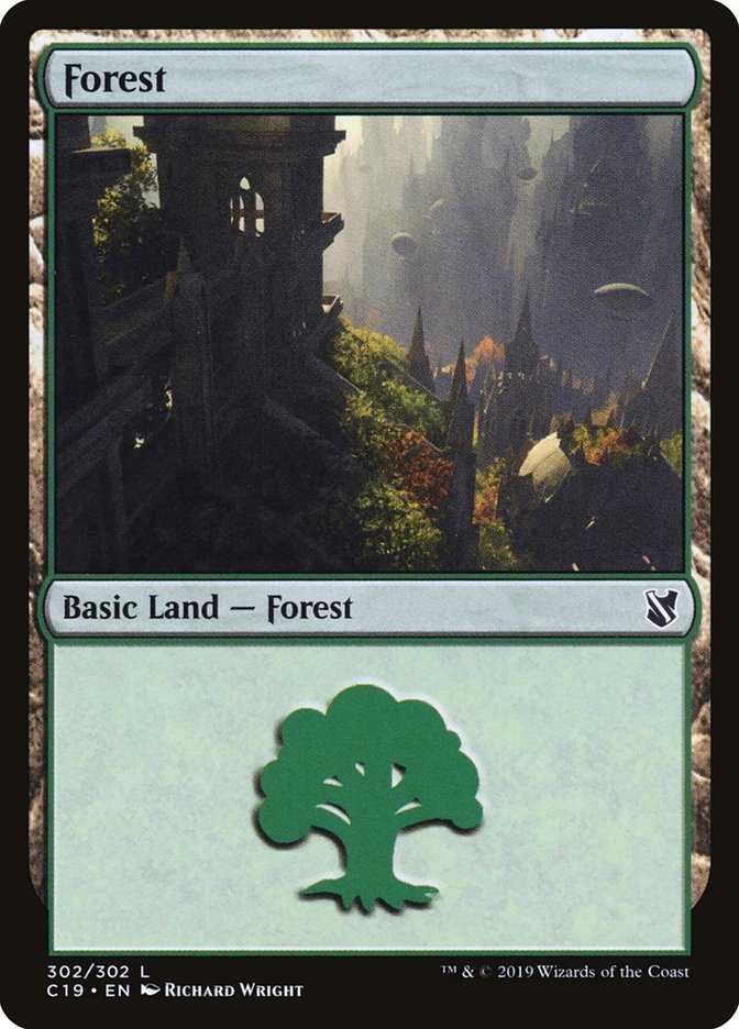 Forest (302) [Commander 2019] | Gear Gaming Bentonville