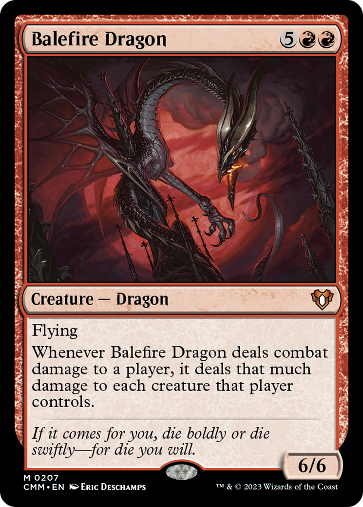 Balefire Dragon [Commander Masters] | Gear Gaming Bentonville