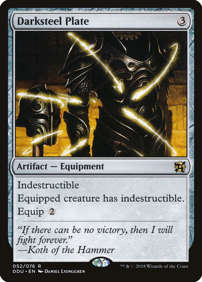 Darksteel Plate [Duel Decks: Elves vs. Inventors] | Gear Gaming Bentonville