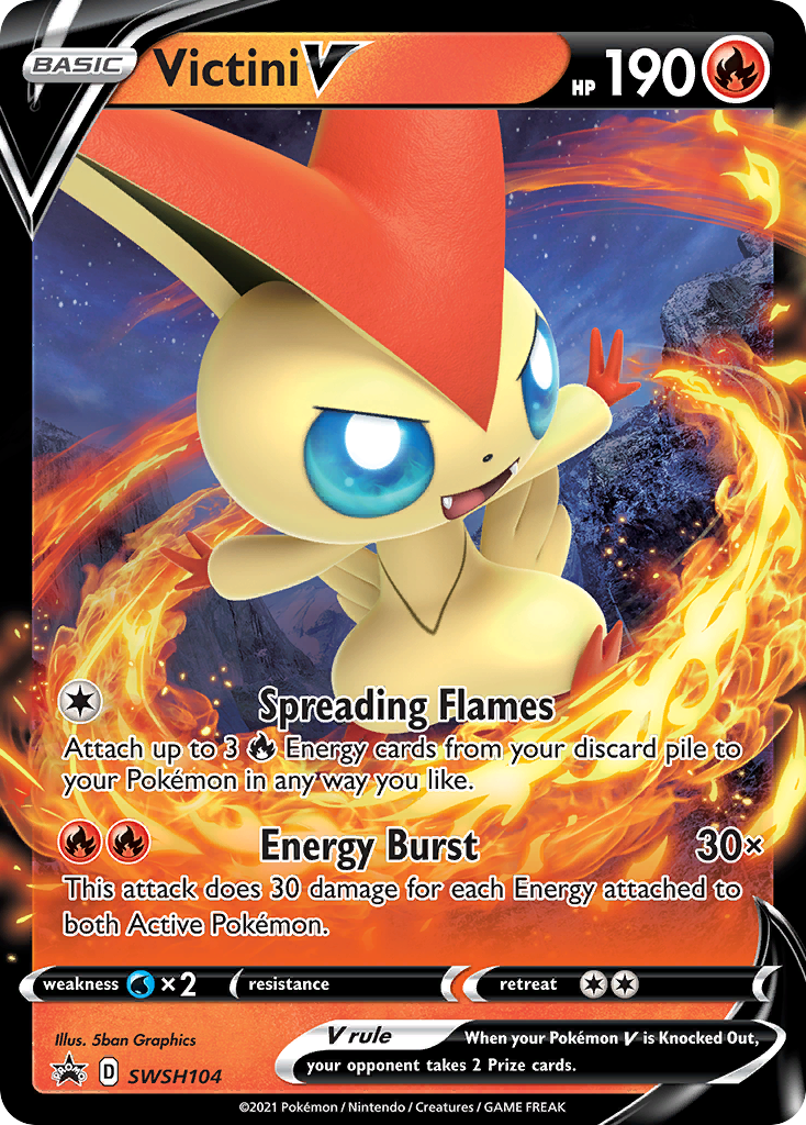 Victini V (SWSH104) [Sword & Shield: Black Star Promos] | Gear Gaming Bentonville