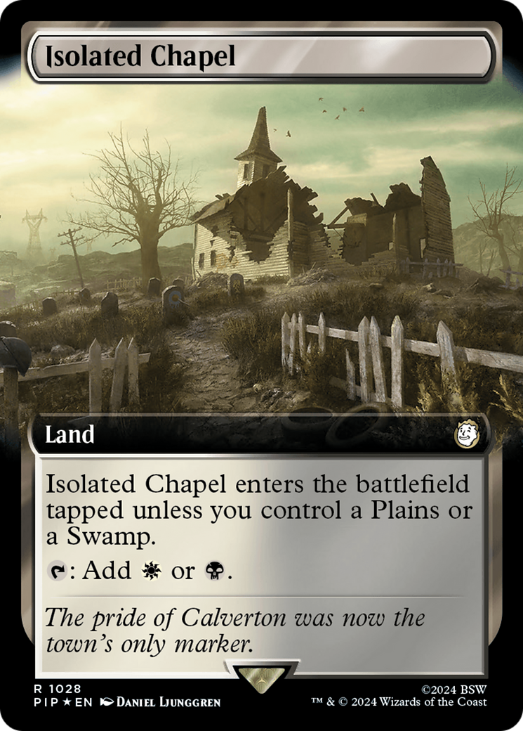 Isolated Chapel (Extended Art) (Surge Foil) [Fallout] | Gear Gaming Bentonville