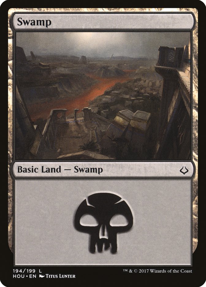 Swamp (194) [Hour of Devastation] | Gear Gaming Bentonville