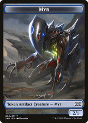 Eldrazi Spawn // Myr (007) Double-Sided Token [Double Masters Tokens] | Gear Gaming Bentonville