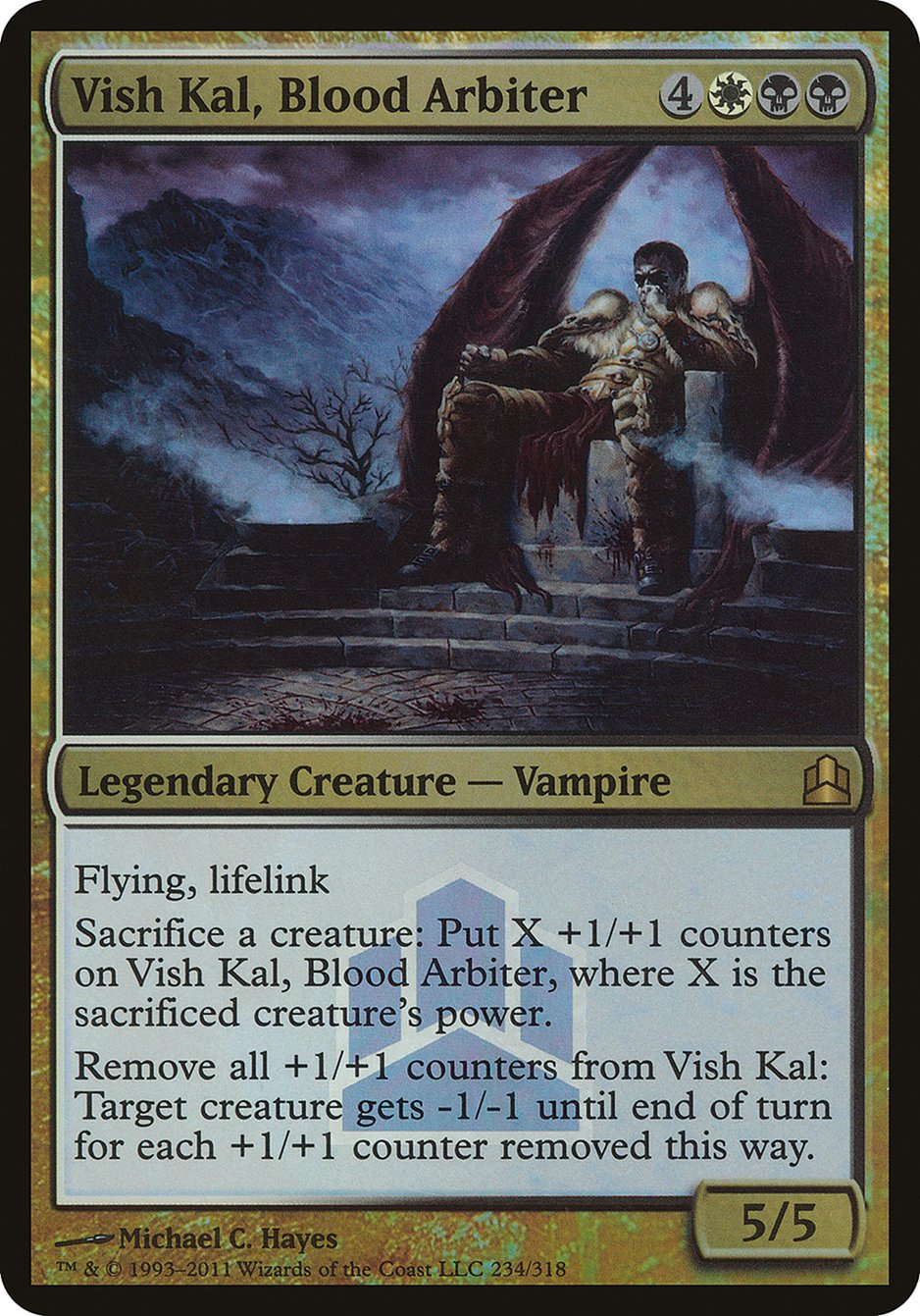 Vish Kal, Blood Arbiter (Launch) (Oversized) [Commander 2011 Oversized] | Gear Gaming Bentonville