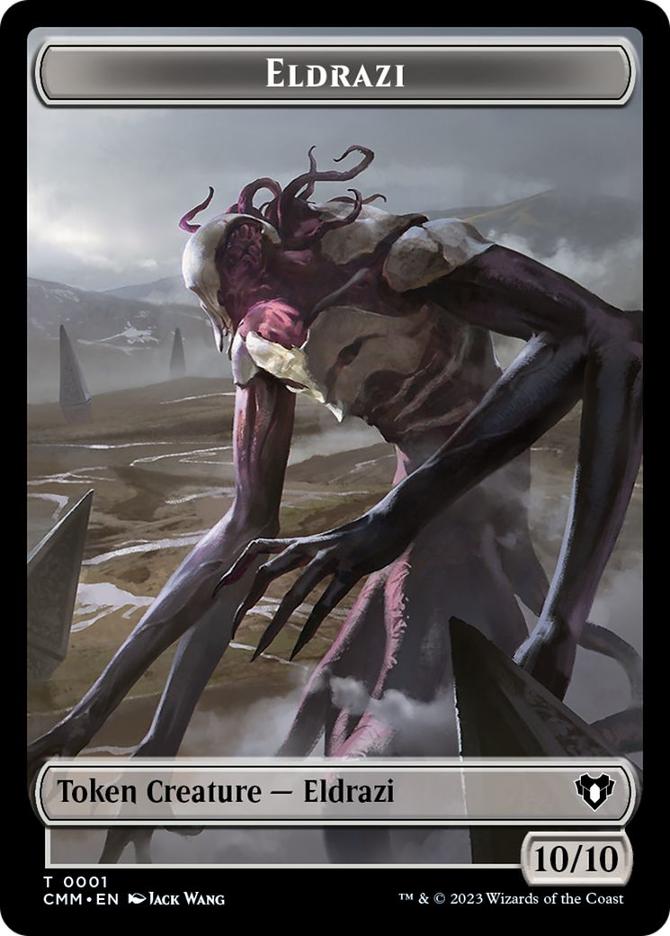 Eldrazi // Phyrexian Germ Double-Sided Token [Commander Masters Tokens] | Gear Gaming Bentonville